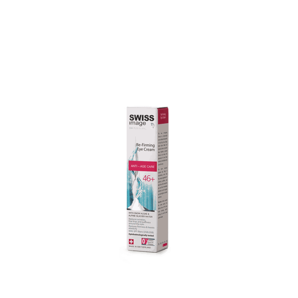 SWISS IMAGE Anti-Age 46+ Re-Firming Under Eye paakių kremas, 15 ml