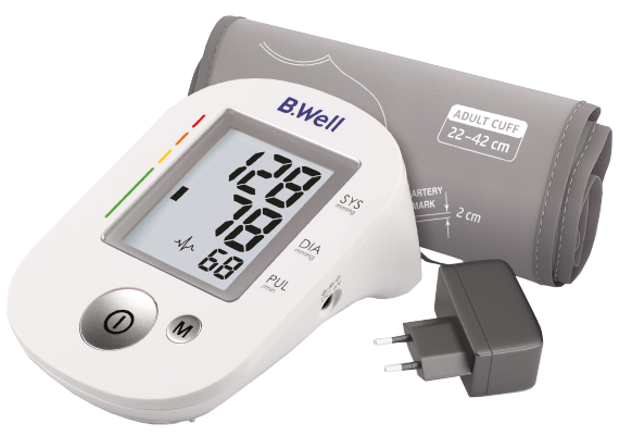 B.WELL B.WELL PRO-35 AUTOMATINIS KRAUJOSPŪDŽIO MATUOKLIS SU ADAPTERIU žastinis kraujospūdžio matuoklis, 1 vnt.