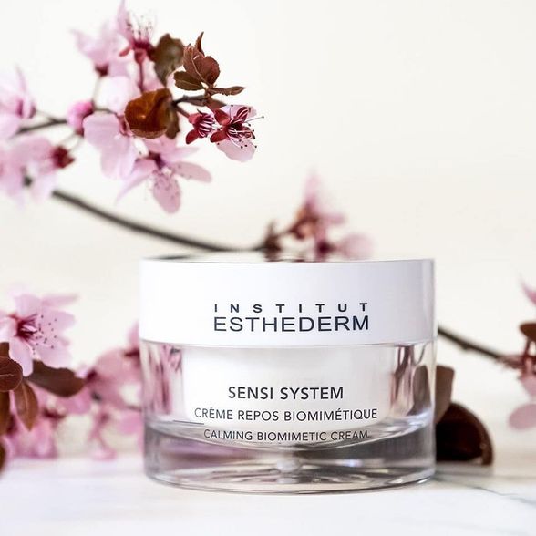 INSTITUT ESTHEDERM Sensi System Calming Biomimetic veido kremas, 50 ml