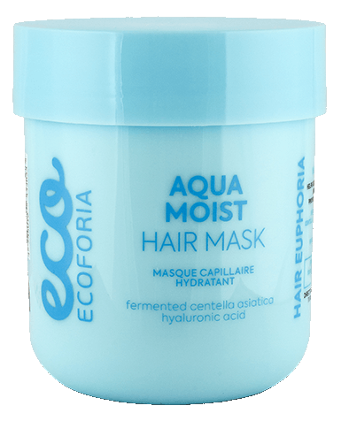 ECOFORIA Hair Euphoria Aqua Moist plaukų kaukė, 200 ml