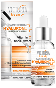 VICTORIA BEAUTY Hyaluron+ Brightening Vitamin C serumas, 20 ml