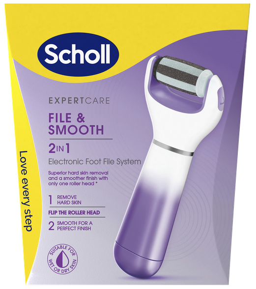 SCHOLL File&Smooth 2in1 elektroninė pėdų dildė, 1 vnt.