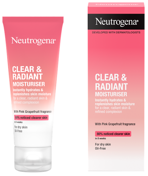 NEUTROGENA Clear&Radiant drėkiklis, 50 ml