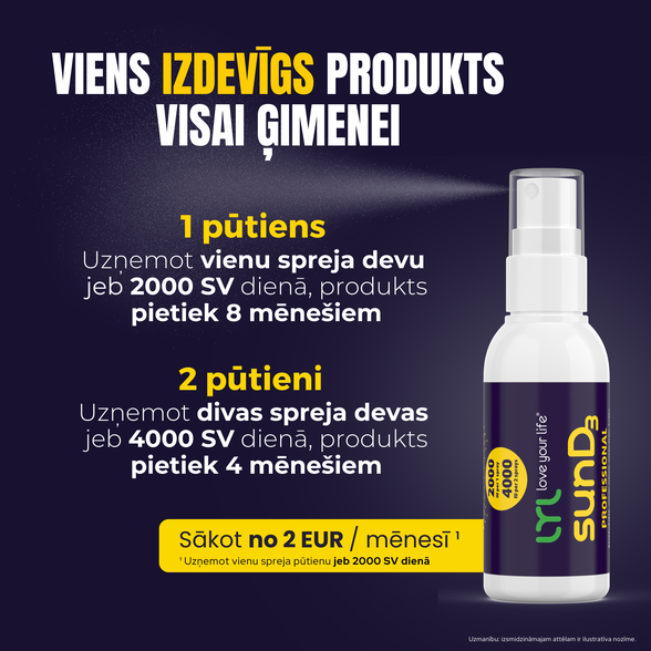 LYL sunD3 PROFESSIONAL 4000 SV, purškiklis, 50 ml