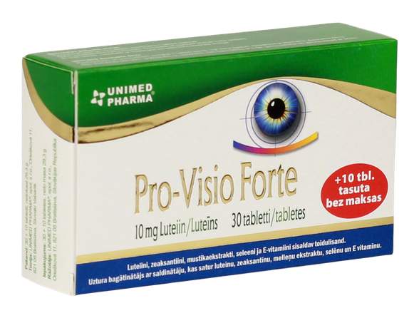 PRO-VISIO FORTE tabletės, 40 vnt.