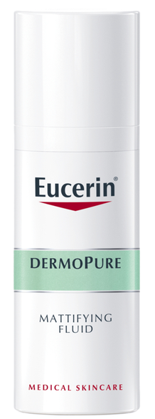 EUCERIN DermoPure matinį efektą  į aknę linkusiai odai skystis, 50 ml