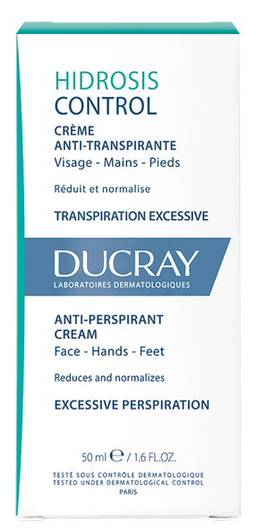 DUCRAY Hidrosis Control against sweating kremas, 50 ml