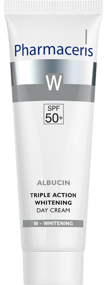 PHARMACERIS W Triple Action Skin Lightening SPF 50 day veido kremas, 30 ml