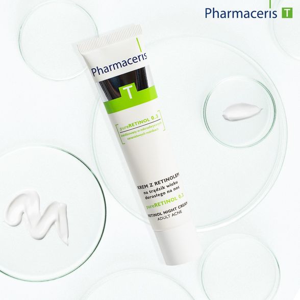 PHARMACERIS T pureRETINOL 0.3 Night veido kremas, 40 ml