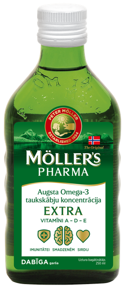 MOLLERS Omega-3 Extra aliejus, 250 ml