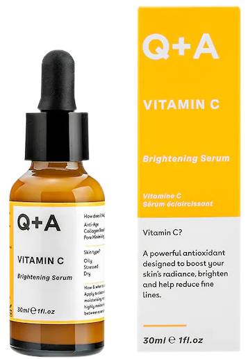 Q+A Vitamin C skaistinantis serumas, 30 ml