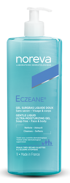 NOREVA Eczeane Gentle prausimosi gelis, 1000 ml