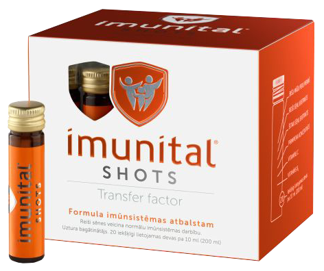 IMUNITAL SHOTS ampulės, 20 vnt.