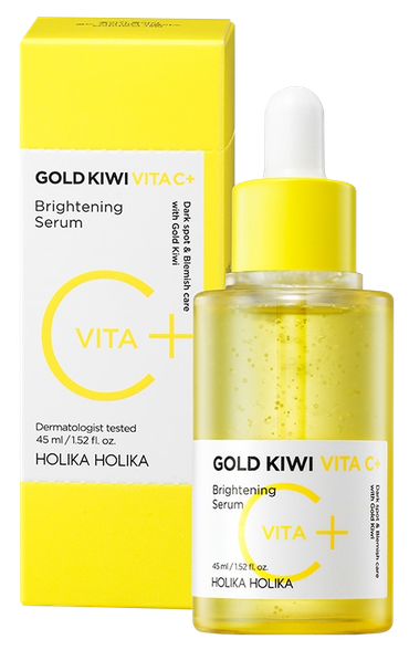 HOLIKA HOLIKA Gold Kiwi Vita C+ Brightening serumas, 45 ml