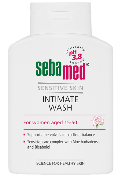 SEBAMED Sensitive skin prausiklis intymiai zonai, 200 ml