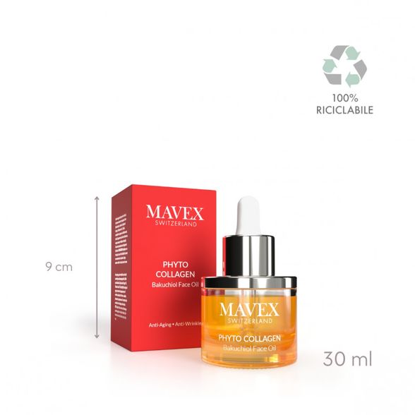 MAVEX Phyto Collagen Bakuchiol veido aliejus, 30 ml