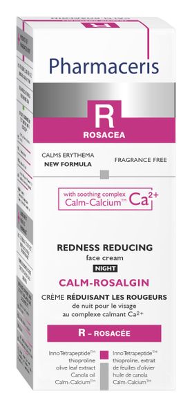 PHARMACERIS R Calm-Rosalgin Night veido kremas, 30 ml