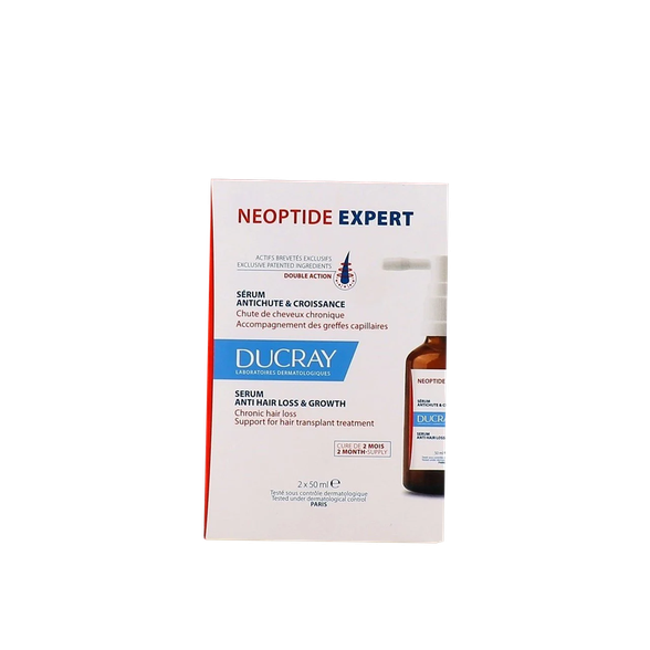 DUCRAY Neoptide Expert Anti-hair loss and growth (2x50 ml) plaukų serumas, 100 ml