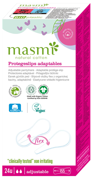 MASMI Organic Cotton Flex įklotai, 24 vnt.