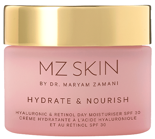 MZ SKIN Hydrate & Nourish Age Defence Retinol SPF30 Day Moisturiser veido kremas, 50 ml