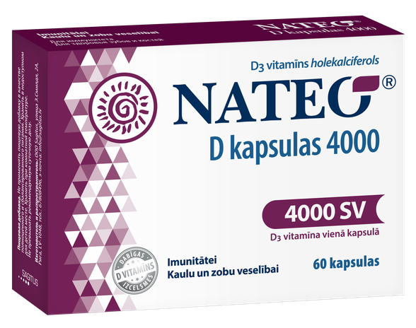 NATEO kapsulės, 60 vnt.