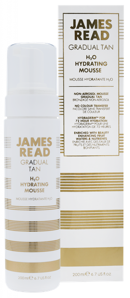 JAMES READ Gradual Tan H20 Hydrating savaiminio įdegio putos, 200 ml