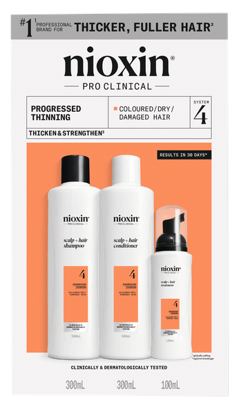 NIOXIN System 4 Kit Progressed Thinning rinkinys, 1 vnt.