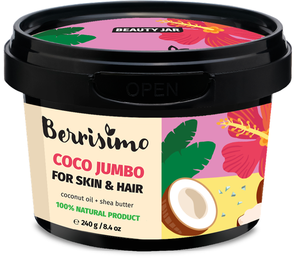 BEAUTY JAR Berrisimo Coco Jumbo kūno sviestas, 240 g