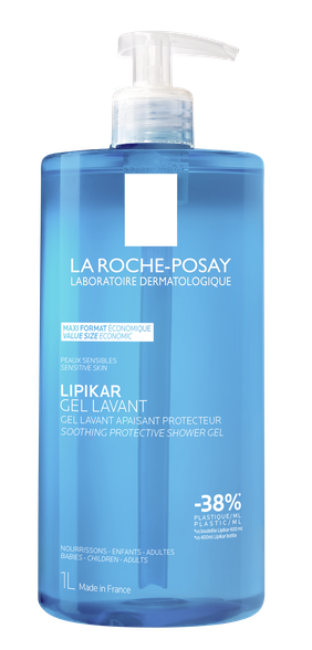 LA ROCHE-POSAY Lipikar Gel Lavante valomasis gelis, 1000 ml