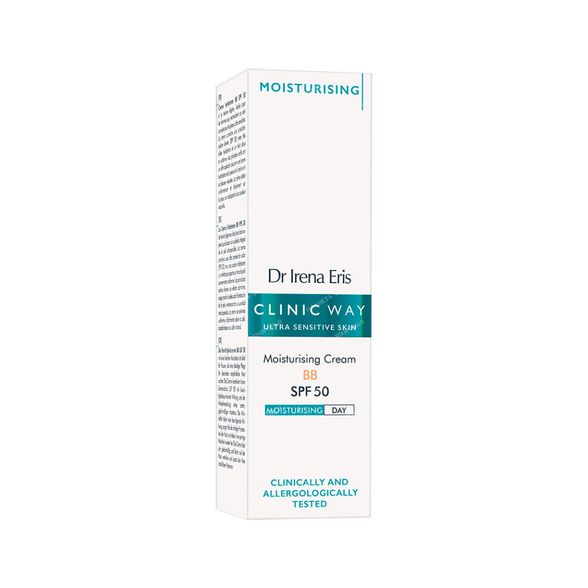 CLINIC WAY  BB (medium beige) SPF 50 veido kremas, 30 ml