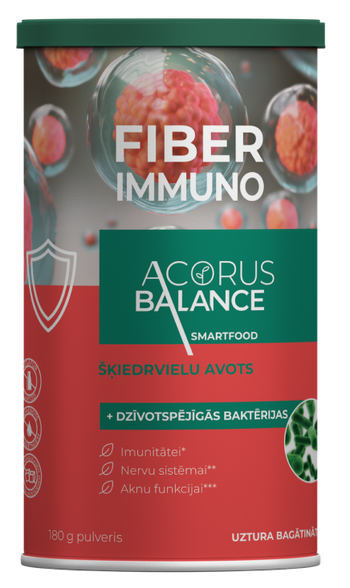 ACORUS BALANCE Fiber Immuno milteliai, 180 g