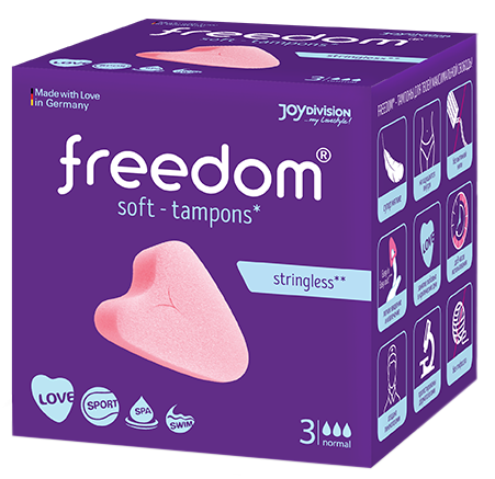 FREEDOM  Soft tamponai, 3 vnt.