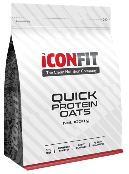 ICONFIT Quick Protein Oats - šokolado skonio košės, 1000 g