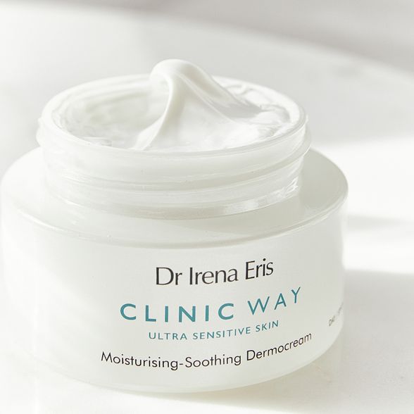 CLINIC WAY  Moisturizing-Soothing SPF 20 dieninis veido kremas, 50 ml