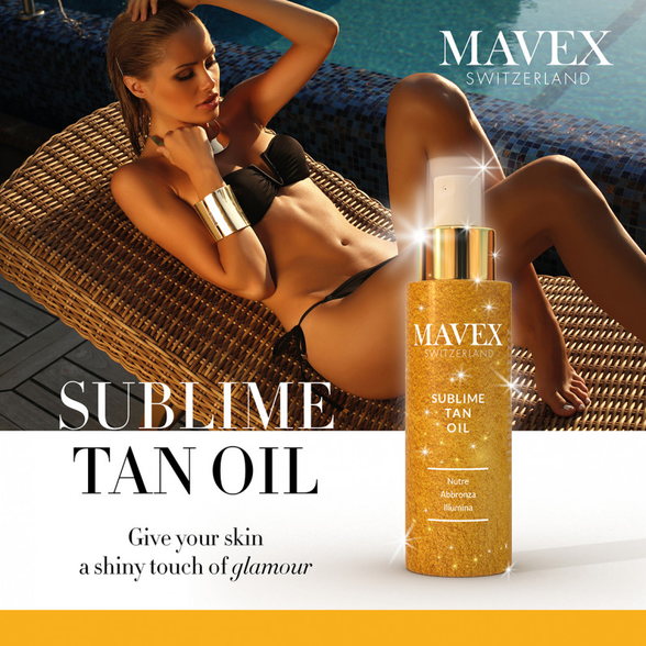 MAVEX Sublime Tan kūno aliejus, 100 ml