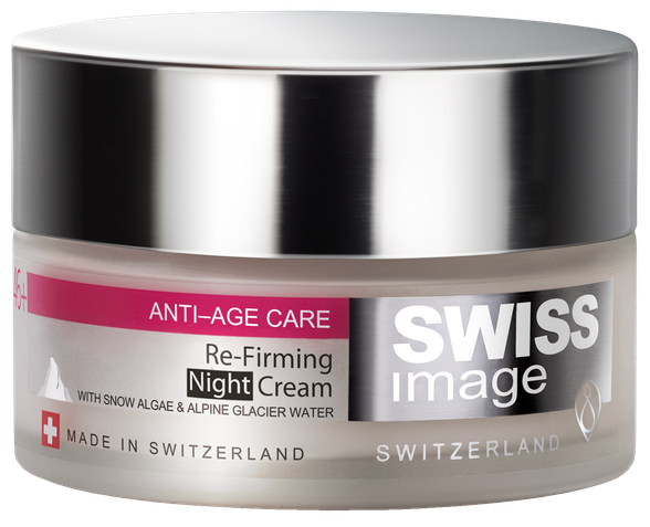 SWISS IMAGE Anti-Aage 46+ Re-Firming Night veido kremas, 50 ml