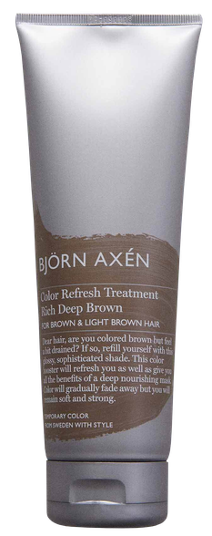 BJORN AXEN Color Refresh Treatment Rich Deep Brown plaukų kaukė, 250 ml