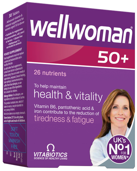 WELLWOMAN  50+ tabletės, 30 vnt.