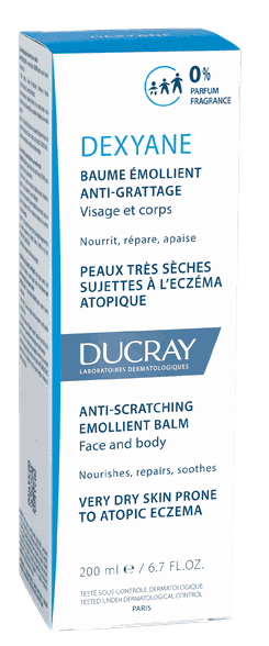 DUCRAY Dexyane Anti-Scratching Emollient balzamas, 200 ml