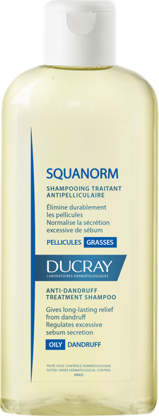 DUCRAY Squanorm Oily Dandruff šampūnas, 200 ml