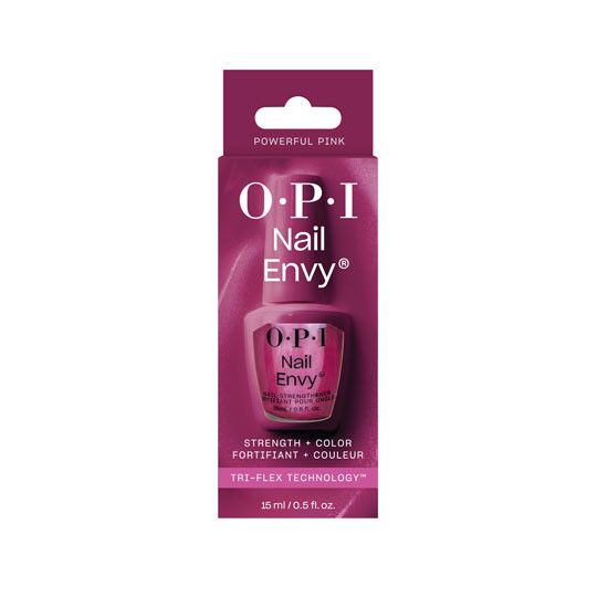 OPI Nail Envy Powerful Pink priemonės nagams stiprinti, 15 ml