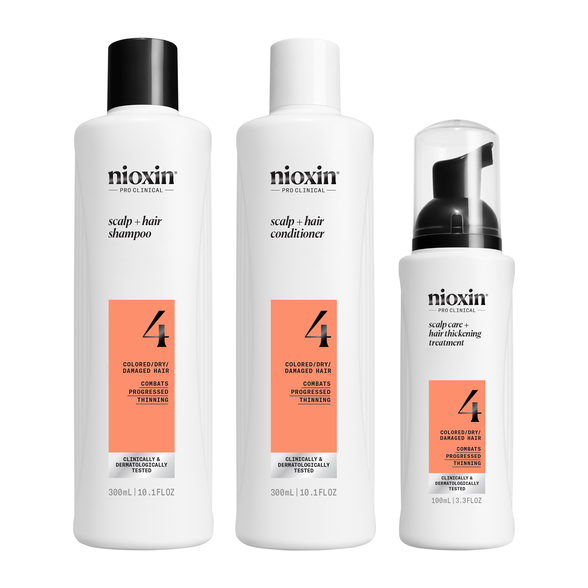 NIOXIN System 4 Kit Progressed Thinning rinkinys, 1 vnt.