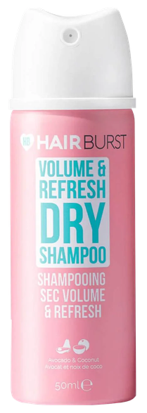 HAIRBURST Volume & Refresh sausas šampūnas, 50 ml