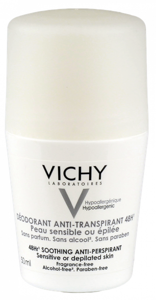 VICHY Sensitive 48h antiperspirantas, 50 ml