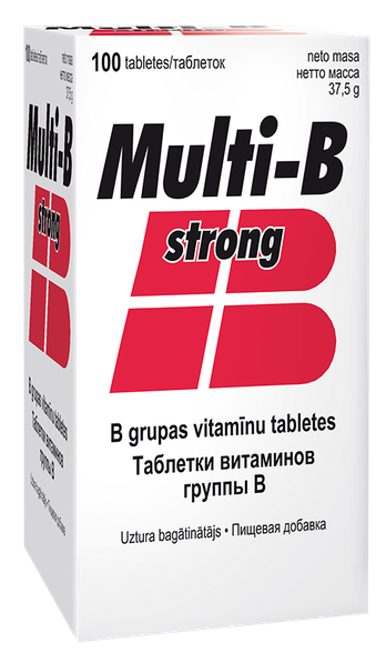 VITABALANS Multi-B Strong tabletės, 100 vnt.