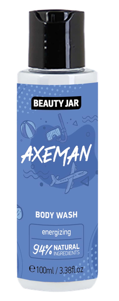 BEAUTY JAR Axeman, energizuojantis dušo gelis, 100 ml