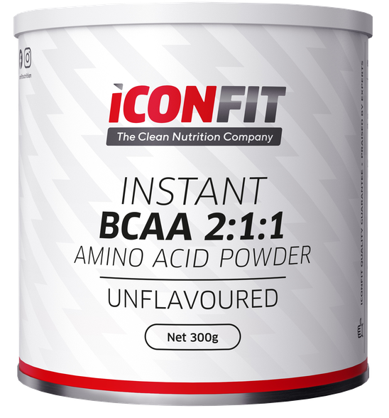 ICONFIT BCAA 2:1:1 - Unflavoured milteliai, 300 g