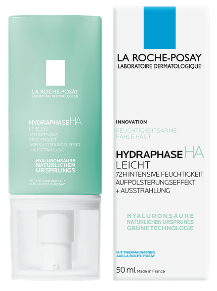 LA ROCHE-POSAY Hydraphase Light Hyaluronic Acid veido kremas, 50 ml