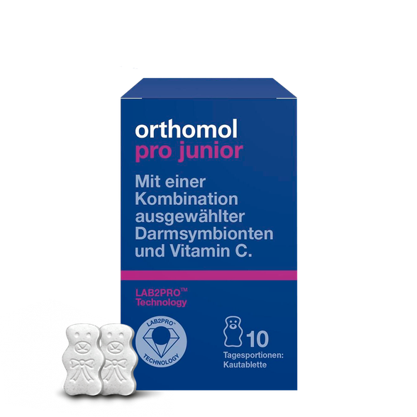 ORTHOMOL Pro Junior kramtomosios tabletės, 10 vnt.