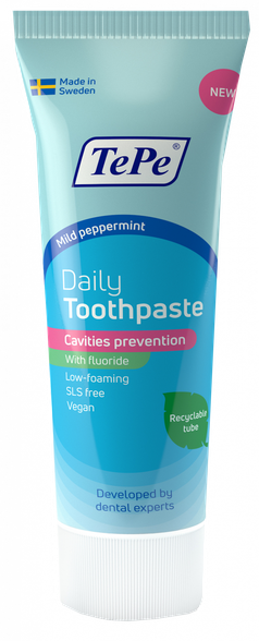 TEPE Daily peppermint dantų pasta, 75 ml